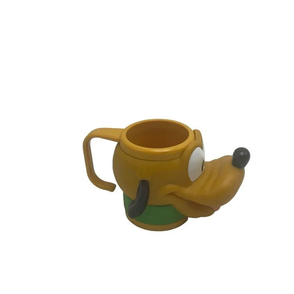 Pluto Vintage 90's Disney Applause Pluto Plastic Face Cup Mug Collectible - Picture 4 of 14